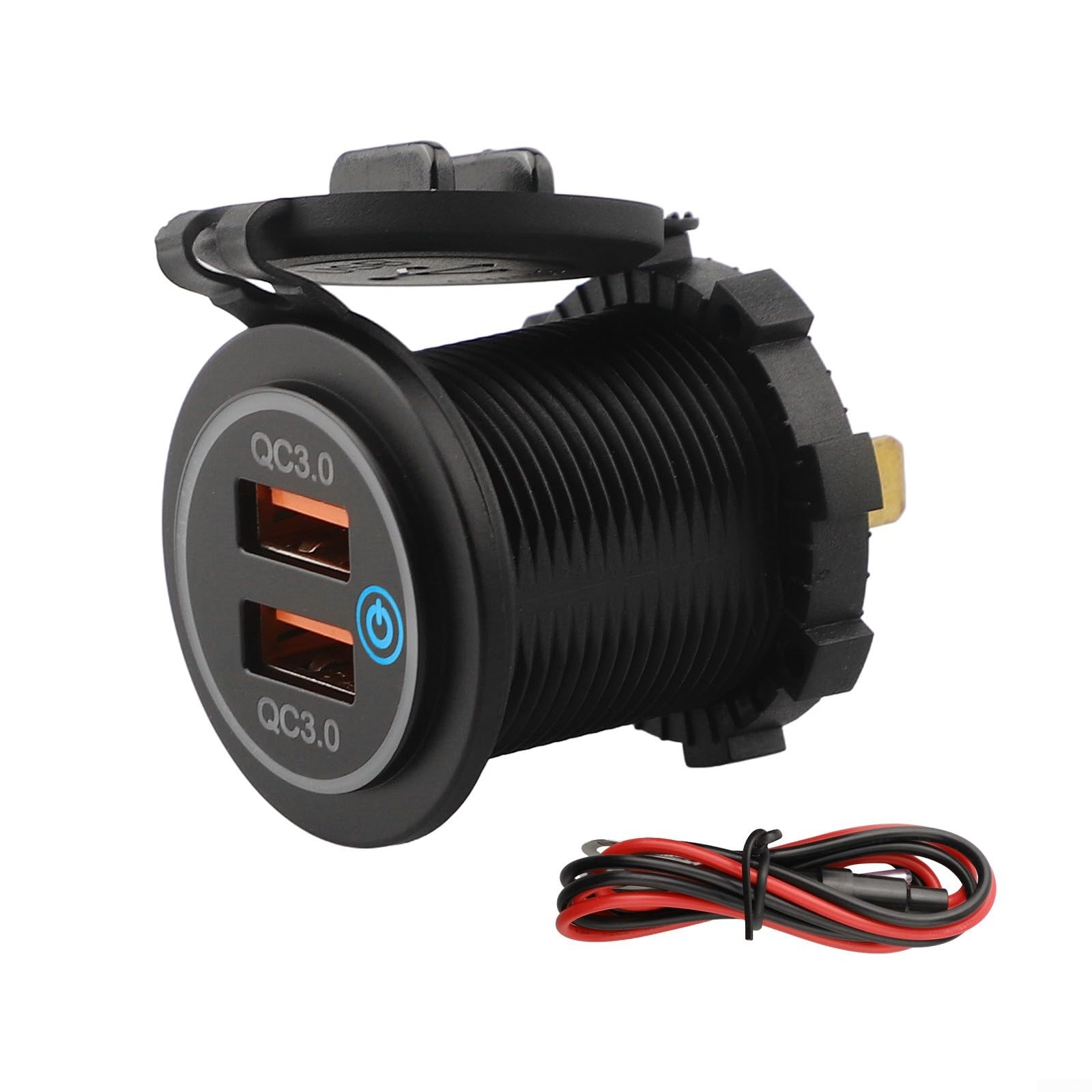 Carregador de telefone para carro 36W USB C PD adaptador de carregamento rápido