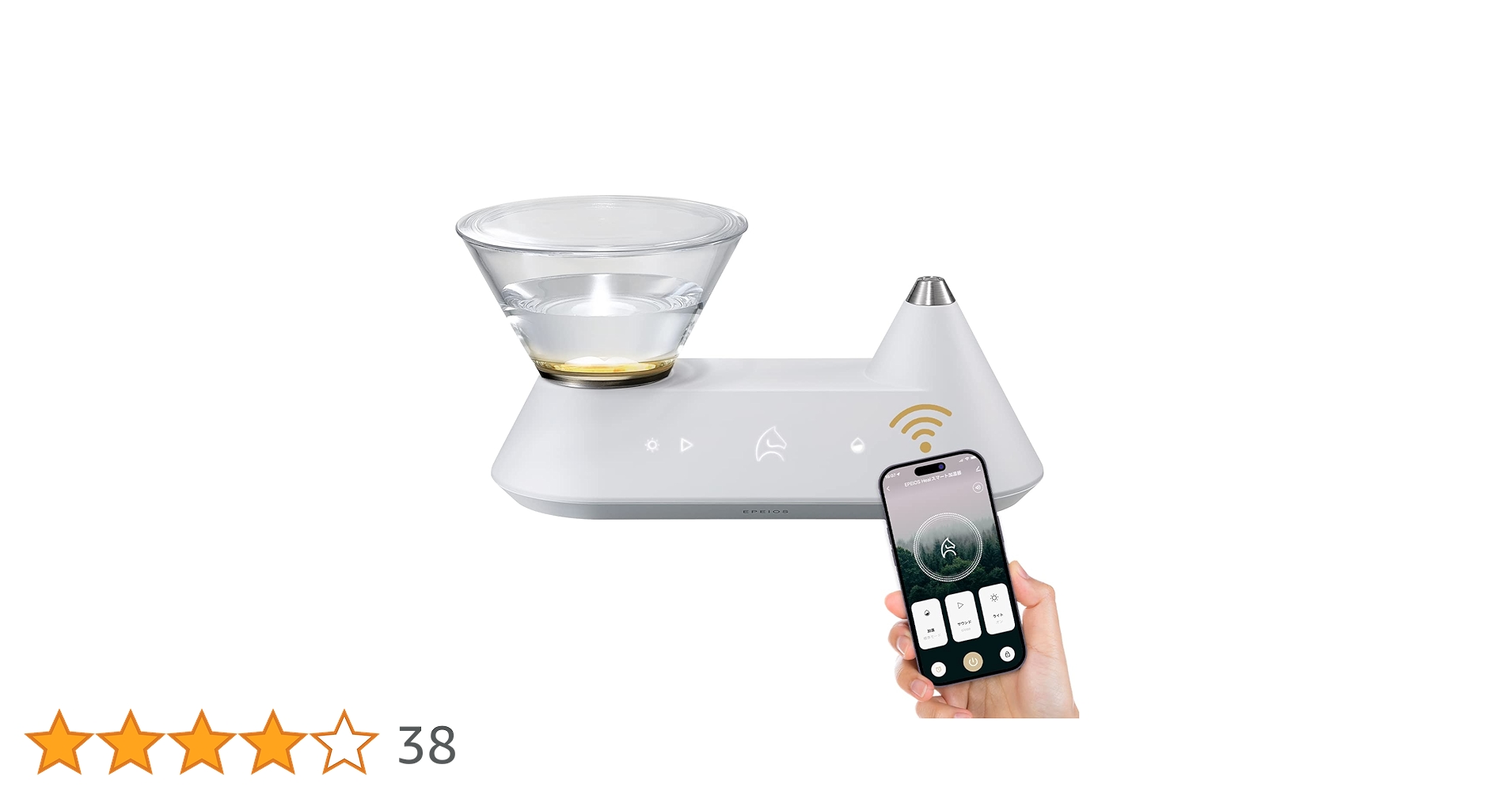 今季完売★最新スマホ加湿器ご褒美家電エペイオスFoElemスマート加湿器Heal EPEIOS FoElem Heal スマート加湿器