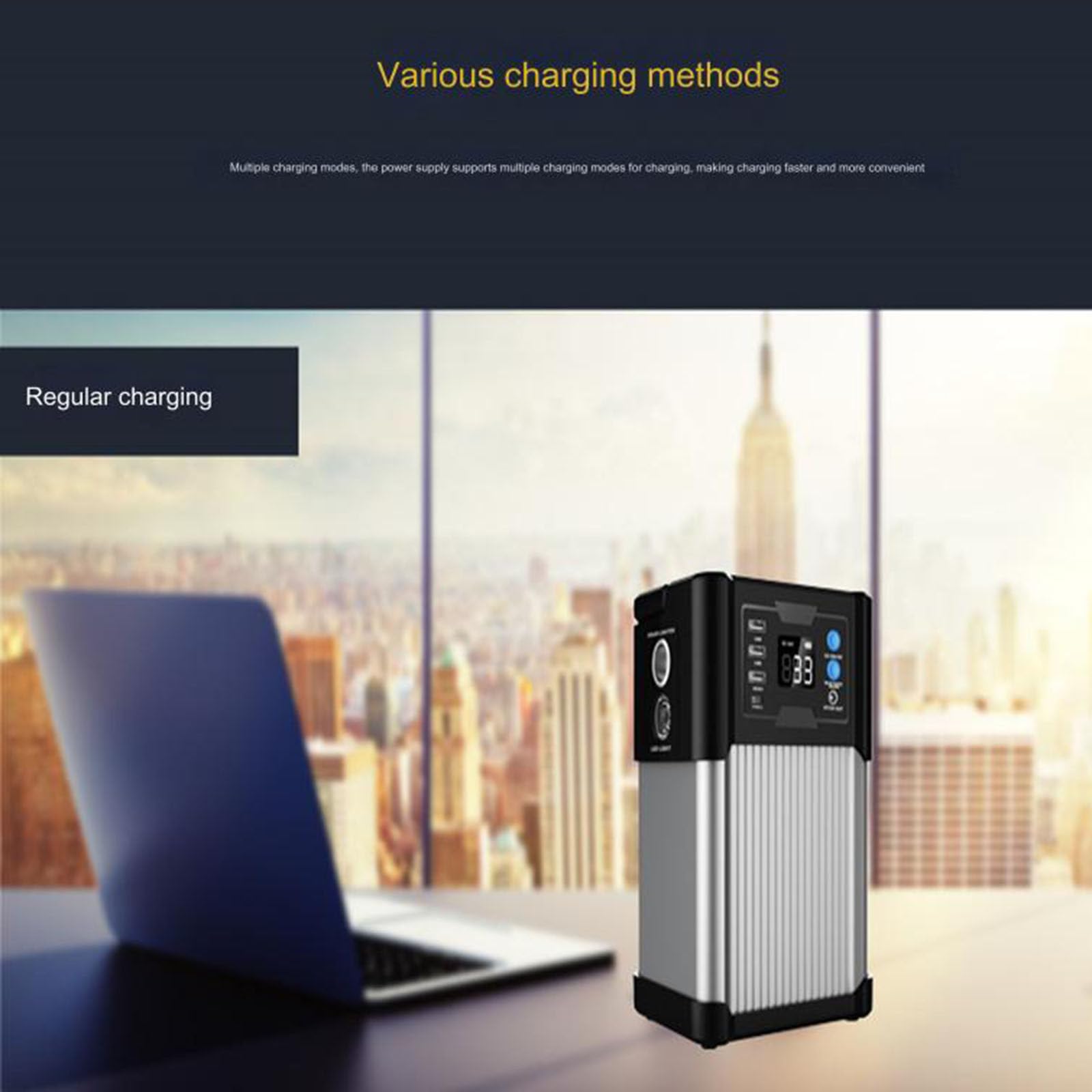 Fuente de alimentación de almacenamiento de energía para exteriores, 500W, 135000Mah, que alimenta varios dispositivos al mismo tiempo, adecuada para acampar al aire libre