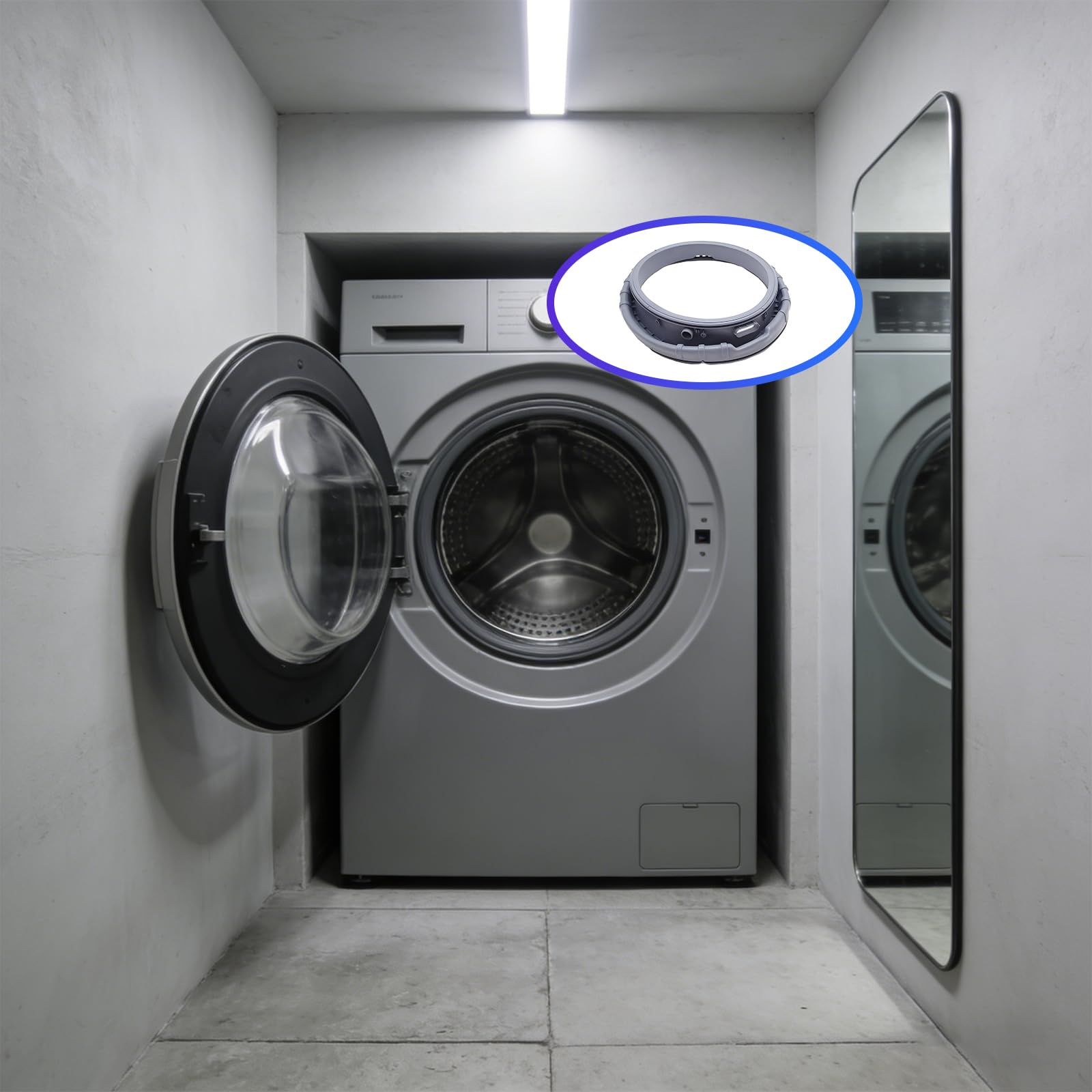 Joint de porte rapide pour machines à laver permettant un remplacement sans effort adapté aux débutants contre les fuites