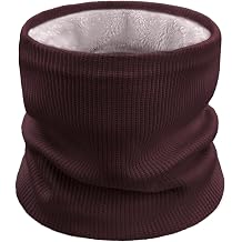 Beurlike Winter Neck Warmer Gaiters for Men Women Windproof Thermal Fleece Ski Face Mask Cover Neck Scarf for Cold Weather