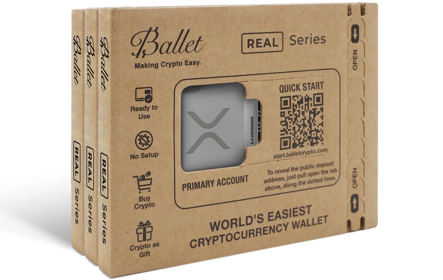 Amazon.com: Ballet XRP - Cartera para tarjetas de almacenamiento en frío,  serie real, tarjeta criptográfica segura de metal físico para retención a largo  plazo (paquete de 3) : Electrónica