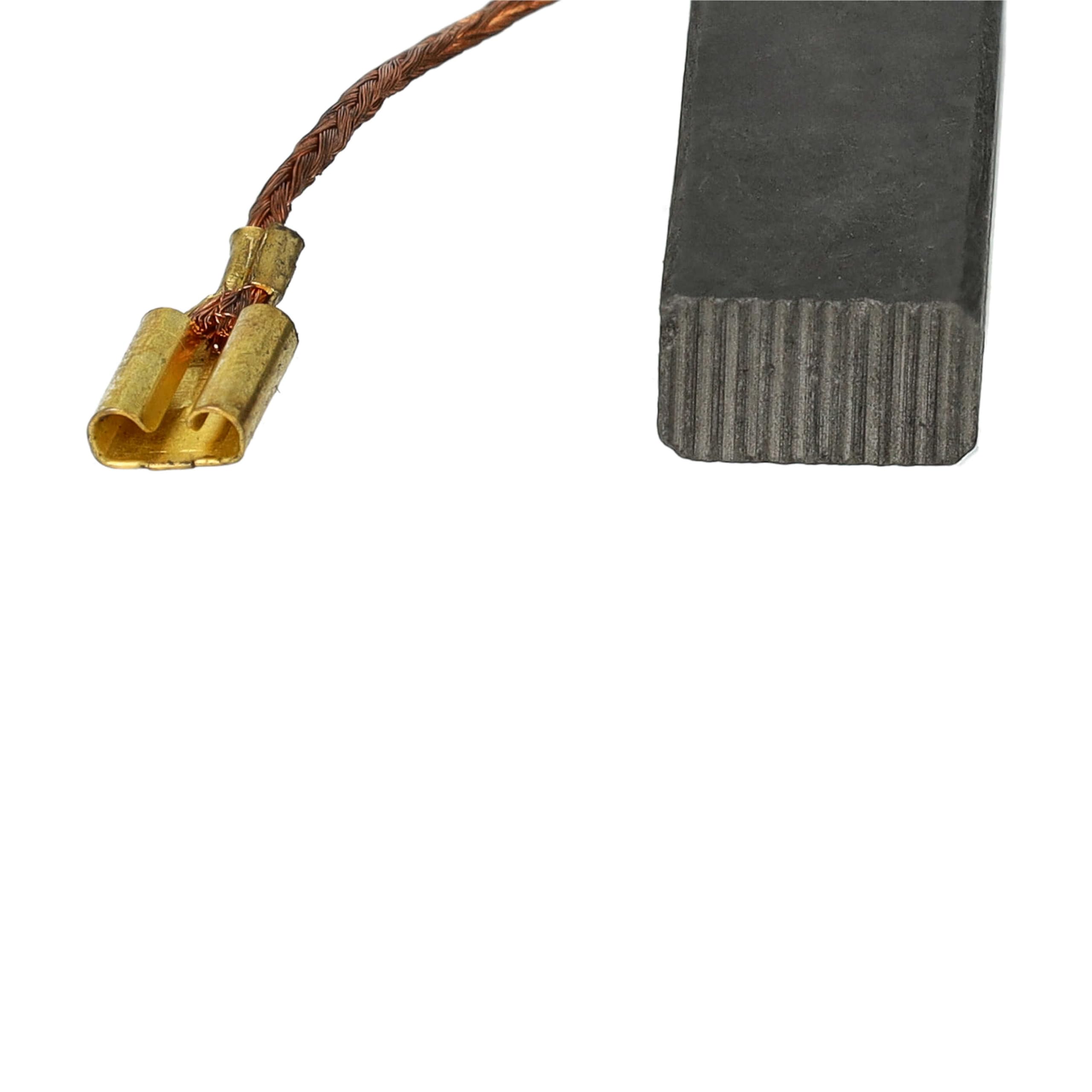 vhbw 2x Spazzola di carbone 29,1 x 10,9 x 5,8 mm compatibile con Stihl FSE 81