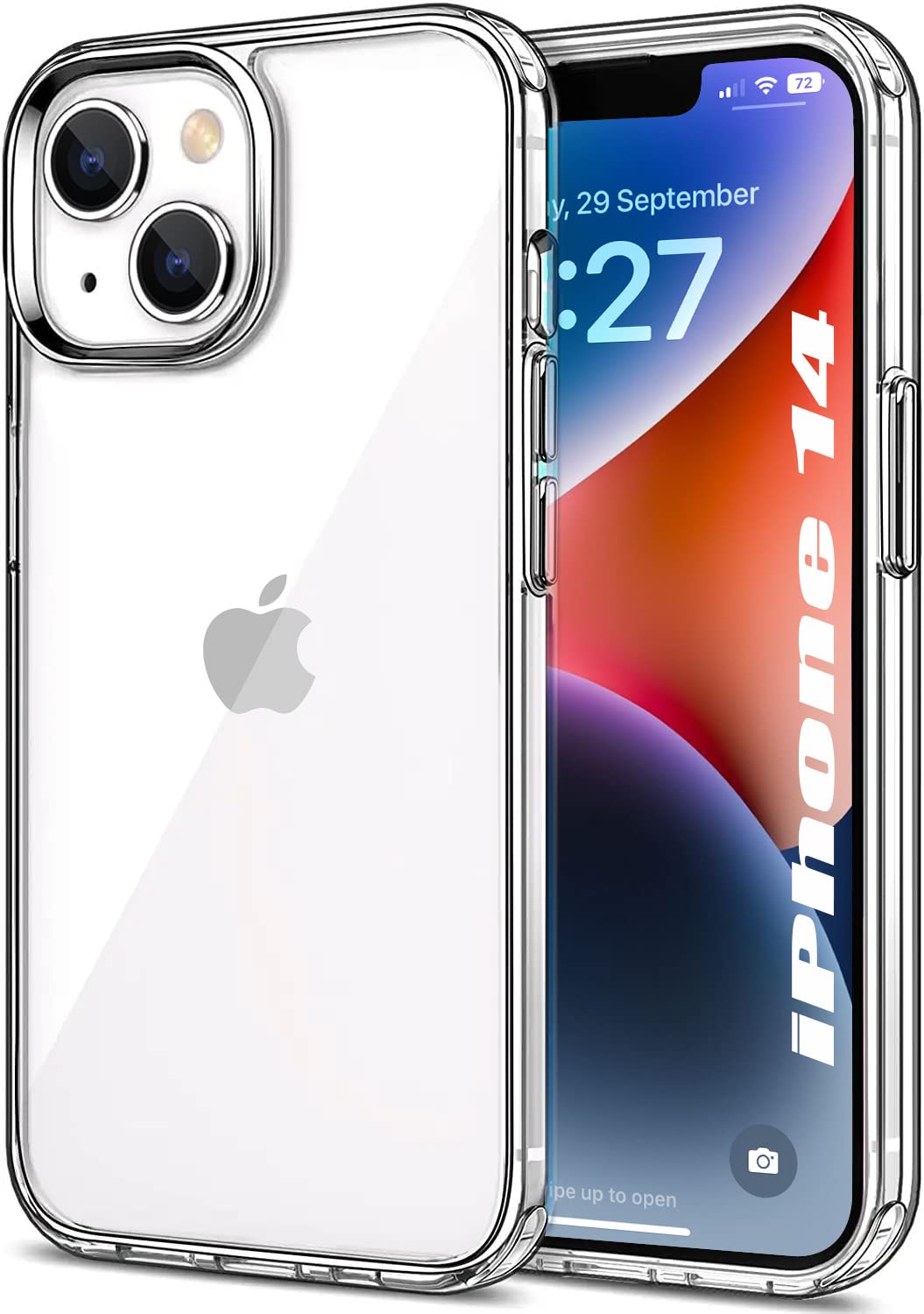 SQUIF Polycarbonate Ultra Hybrid Drop And Camera Protection Back Cover Case For Iphone 14 | Iphone 13 (Crystal Transparent) (B0BX46XGN2) Amazon Price History, Amazon Price Tracker