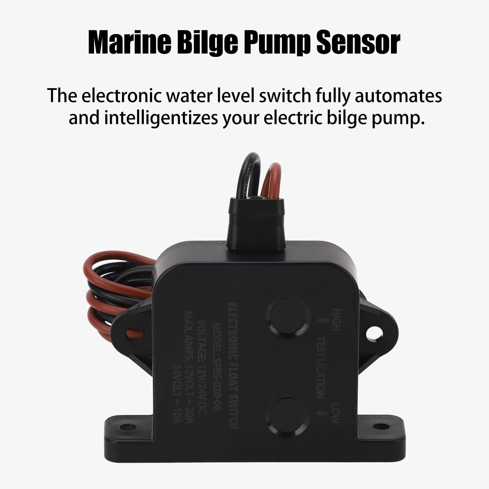 Bilgepomp alarm/schakelaar 12V - Plastimo