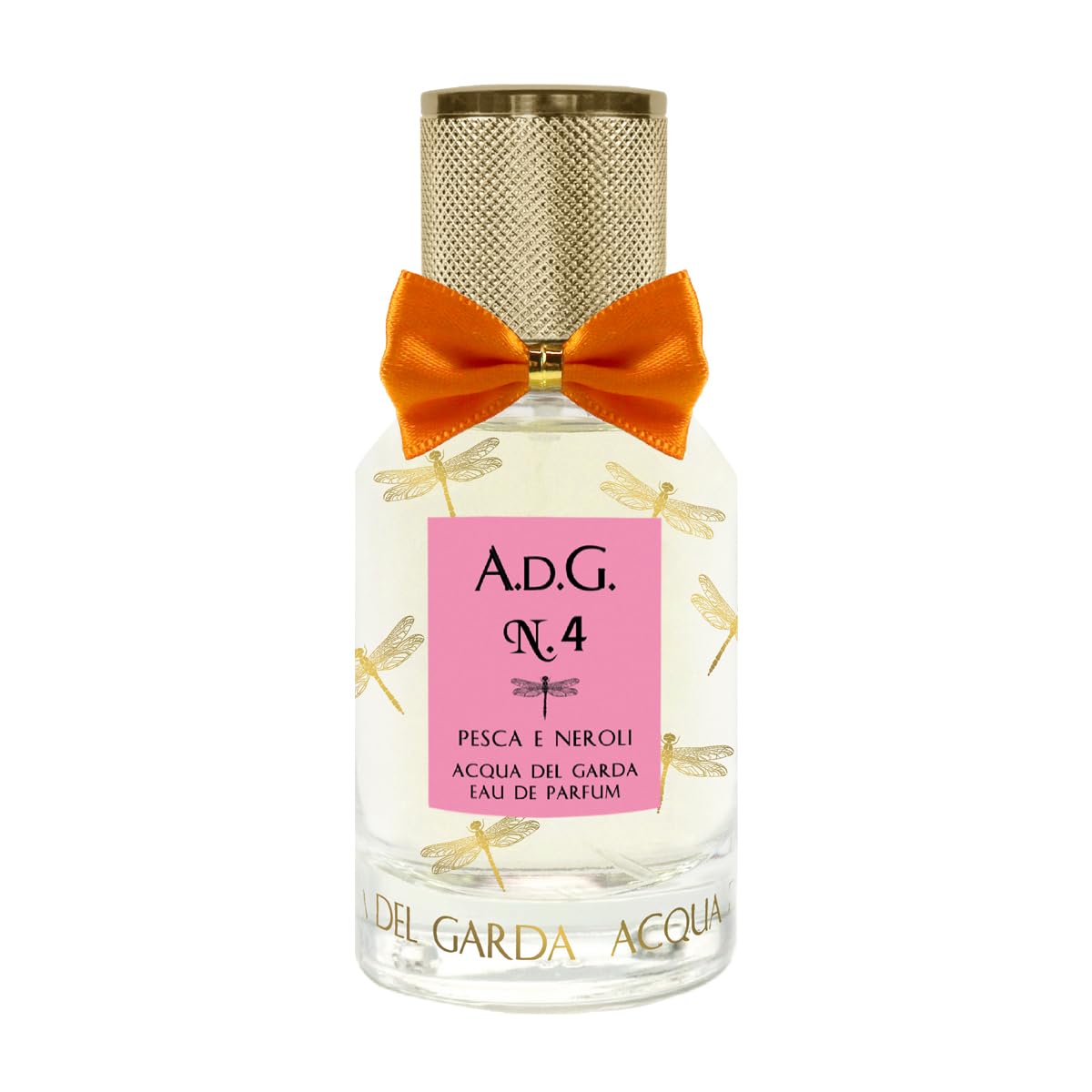 ADG N.4 Melocotón y Neroli Eau de Parfum 50 ml – Perfume afrutado floral, fragancia con notas de melocotón, neroli y almizcle – Made in Italy