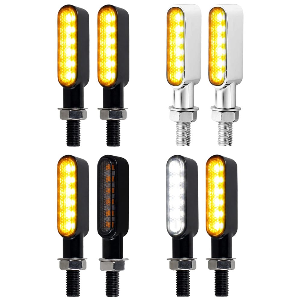 Indicatori di direzione a LED per moto/moto, frecce direzionali per moto