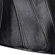 Damenkleid mit überbrustkorsett, Bustier, Basque-Korsett aus Kunstleder, mit Spitze, geschnürt Gr. XXXXXL, Black New