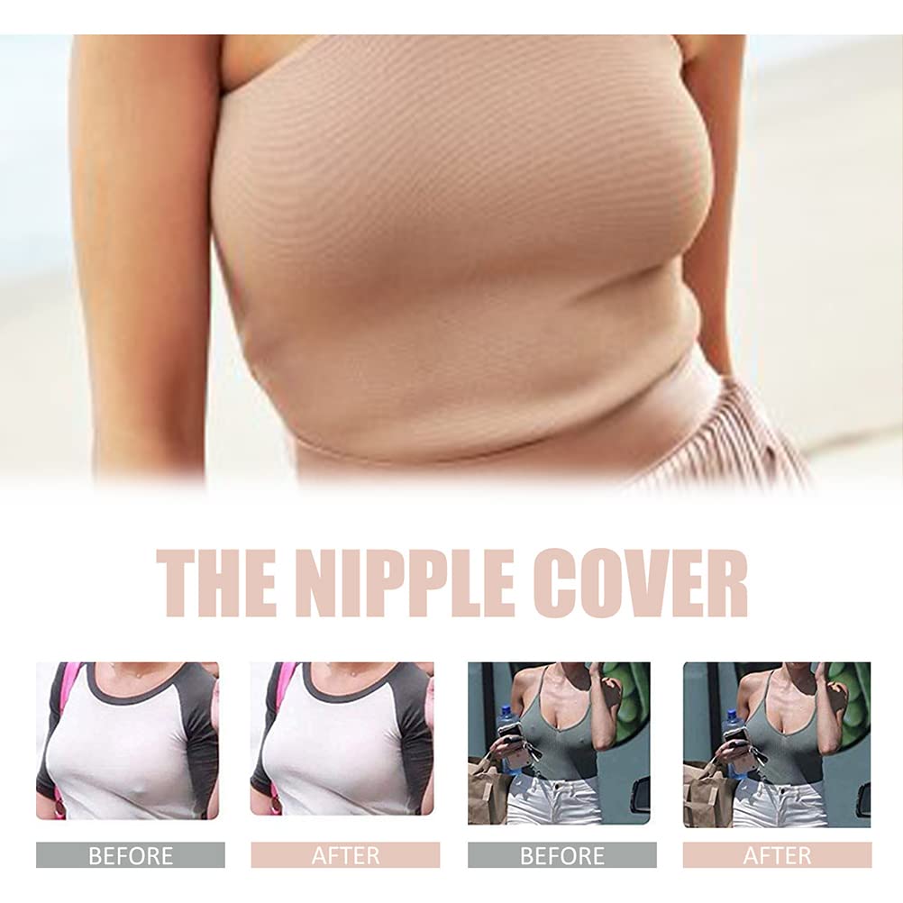 Nipple Cover – Wiederverwendbare Silikon-Brustpads, Unsichtbar, Wasserdicht, Hautfreundlich (2 Stück)