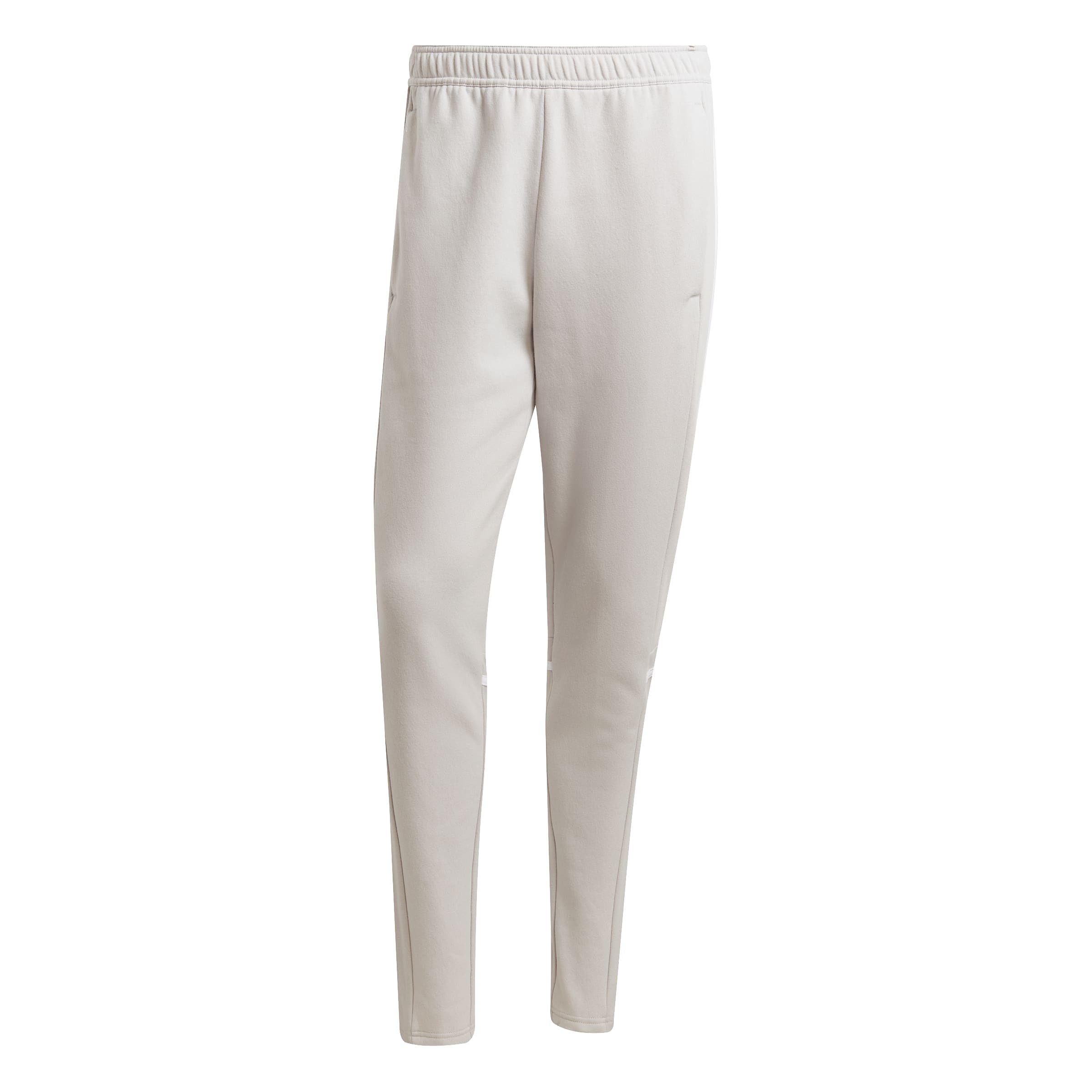 adidas Men's Squadra25 Sweat Pants, Team Light Grey/White, XS