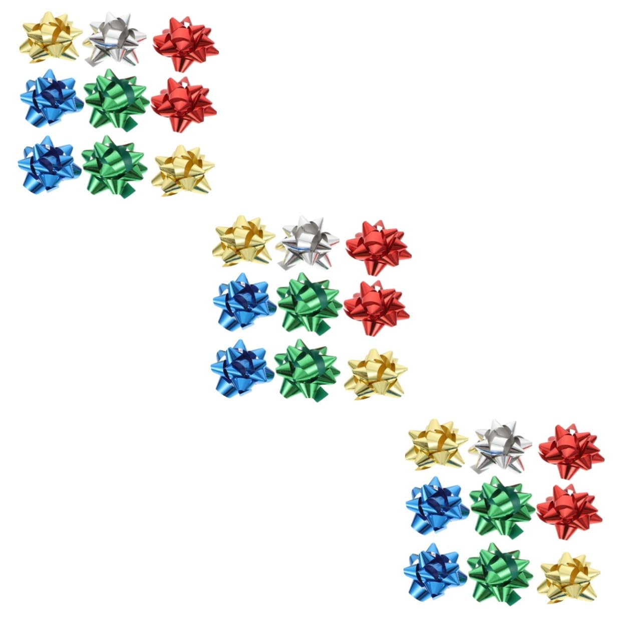 Didiseaon 450 Pezzi Autoadesivi Stella Fiore Fiocco Regalo Per Regali Enormi Fiocchi Regalo Regalo Decorazione Adesivo Fiocco Regalo Accessori Regalo Confezione Regalo Festival Dei