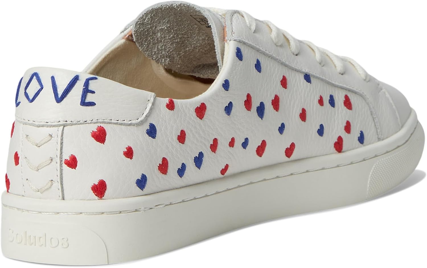 Soludos Women's Ibiza Sneaker Hearts/Oasis White 9 M