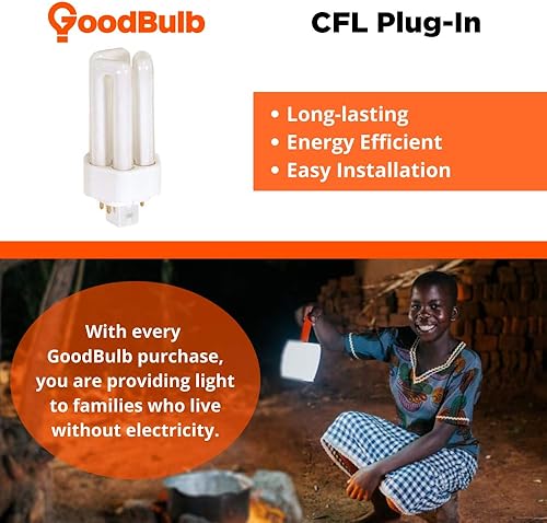 Miniatura 106 de GoodBulb - Focos CFL PL, paquete de 10 unidades 3500K