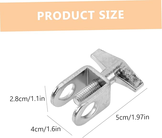 Abrazadera ajustable para campana de batería BESPORTBLE miniatura 2