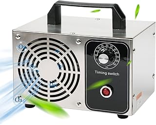 Auveach Ozone Generator Ozone Machine, 32000 mg/h Industrial Ozone Air Purifier, Portable Ozone Device with Timer for Rooms, Cars, Garage