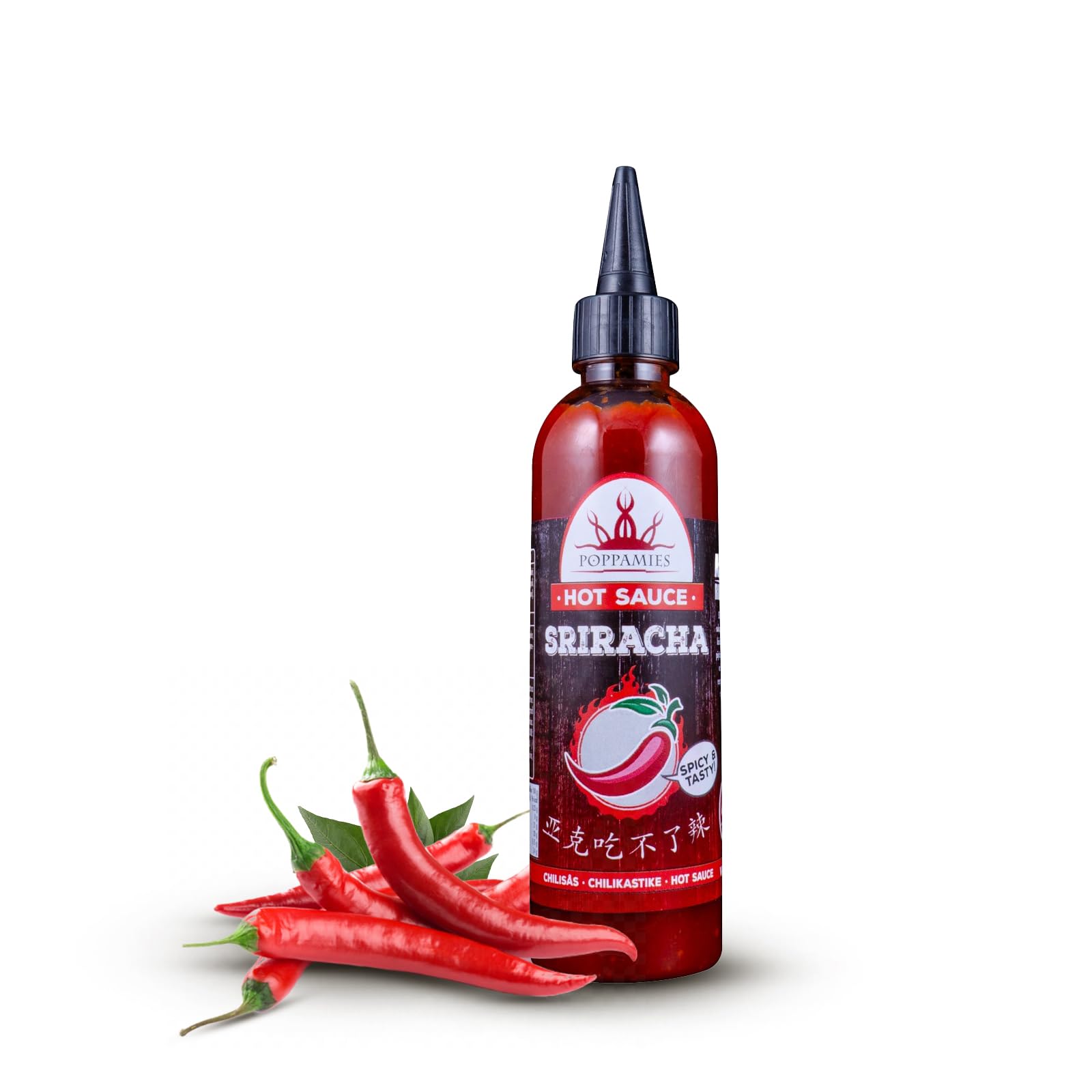 Poppamies Habanero Salsa Picante - Sin Gluten, Sin Lactosa, Vegana - Picante: 5/10-150ml — view 15