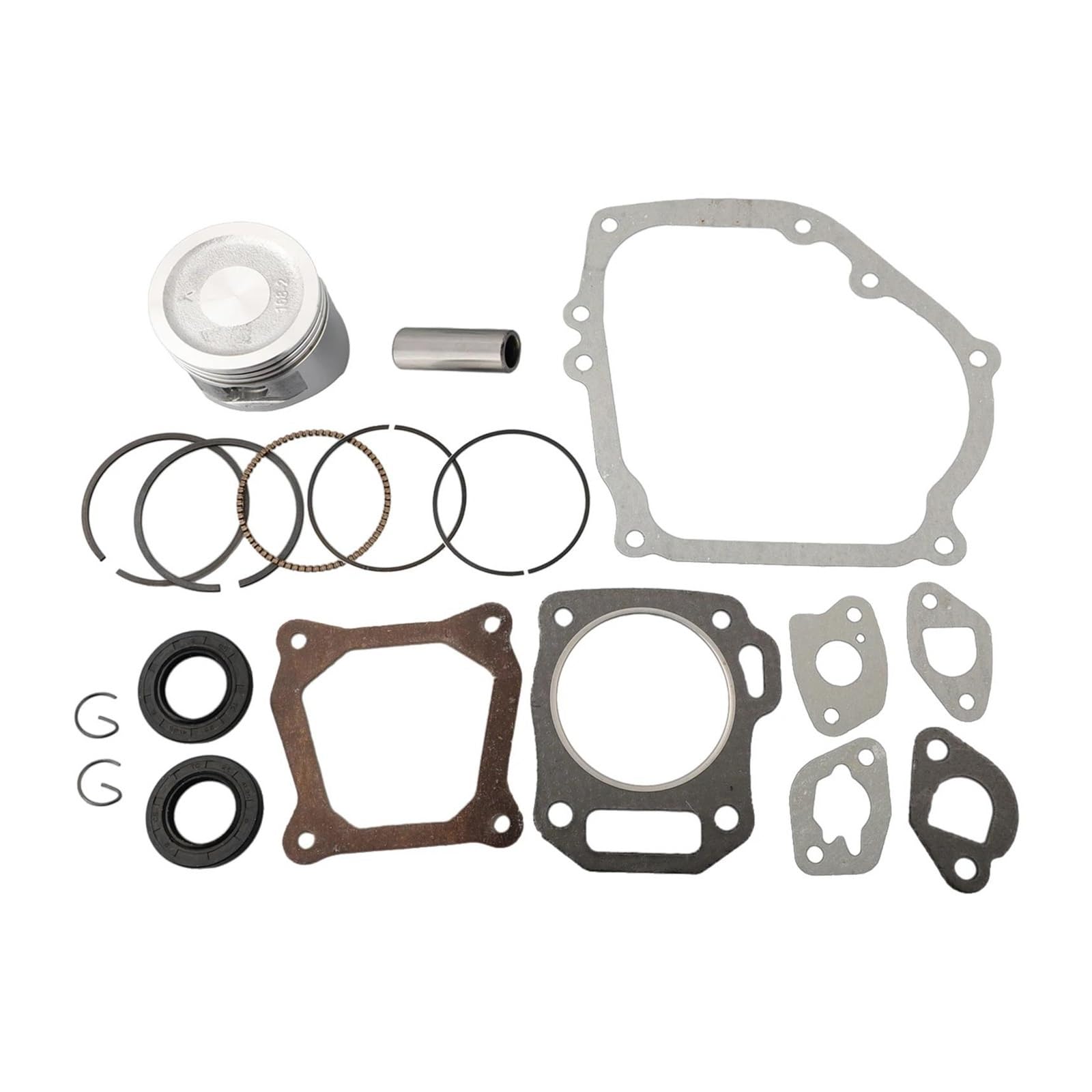 Kit cilindro pistone per decespugliatore Per Ho&nd&a GX160 GX200 168F Kit di ricostruzione guarnizione anello pistone paraolio decespugliatore generatore a benzina a quattro tempi
