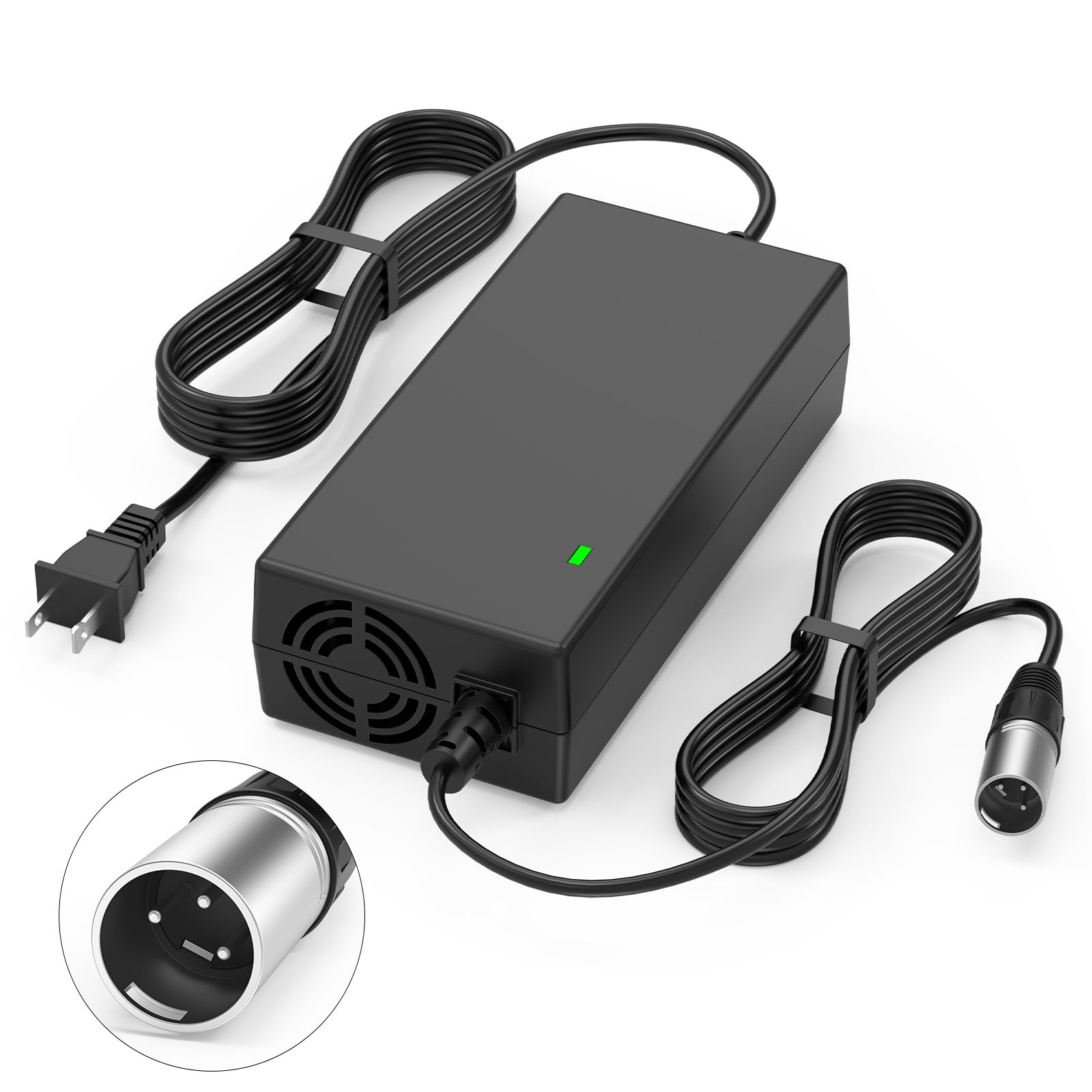 Amazon.com: 29V 5A 3-Pin Male XLR Charger for 24V Battery for