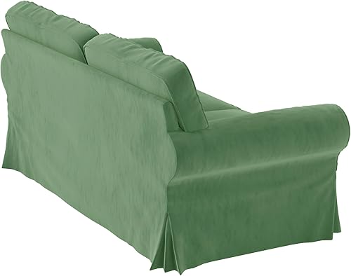 Vista 89 de Funda de repuesto de algodón pesado UPPLAND (no EKTORP), compatible con IKEA UPPLAND para sillón (silla Uppland de poliéster, beige)