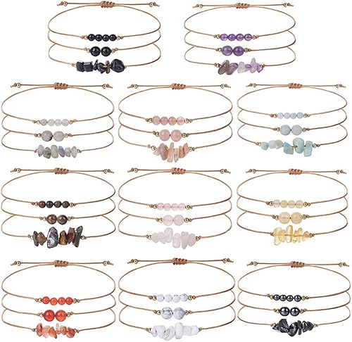 Miniatura 8 de Ronglry 3 pulseras de piedra natural para mujeres y hombres, pulseras de cuentas de cristal curativo, amatista espiritual, cuarzo rosa, chakras,