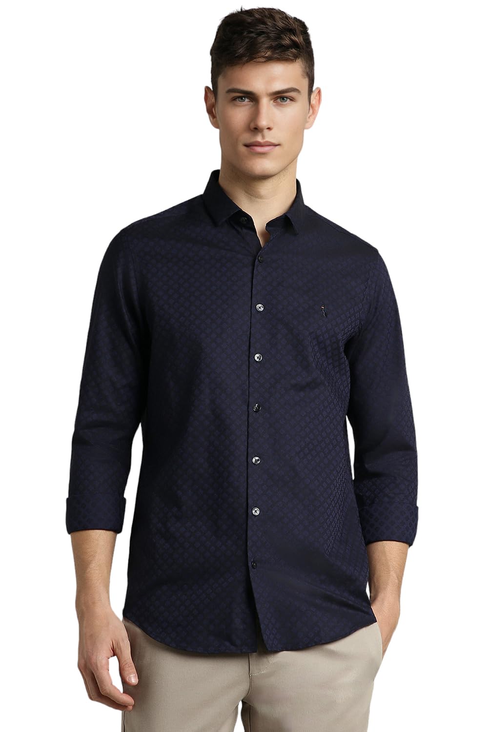 Simon Carter London Men's Solid Slim Fit Shirt