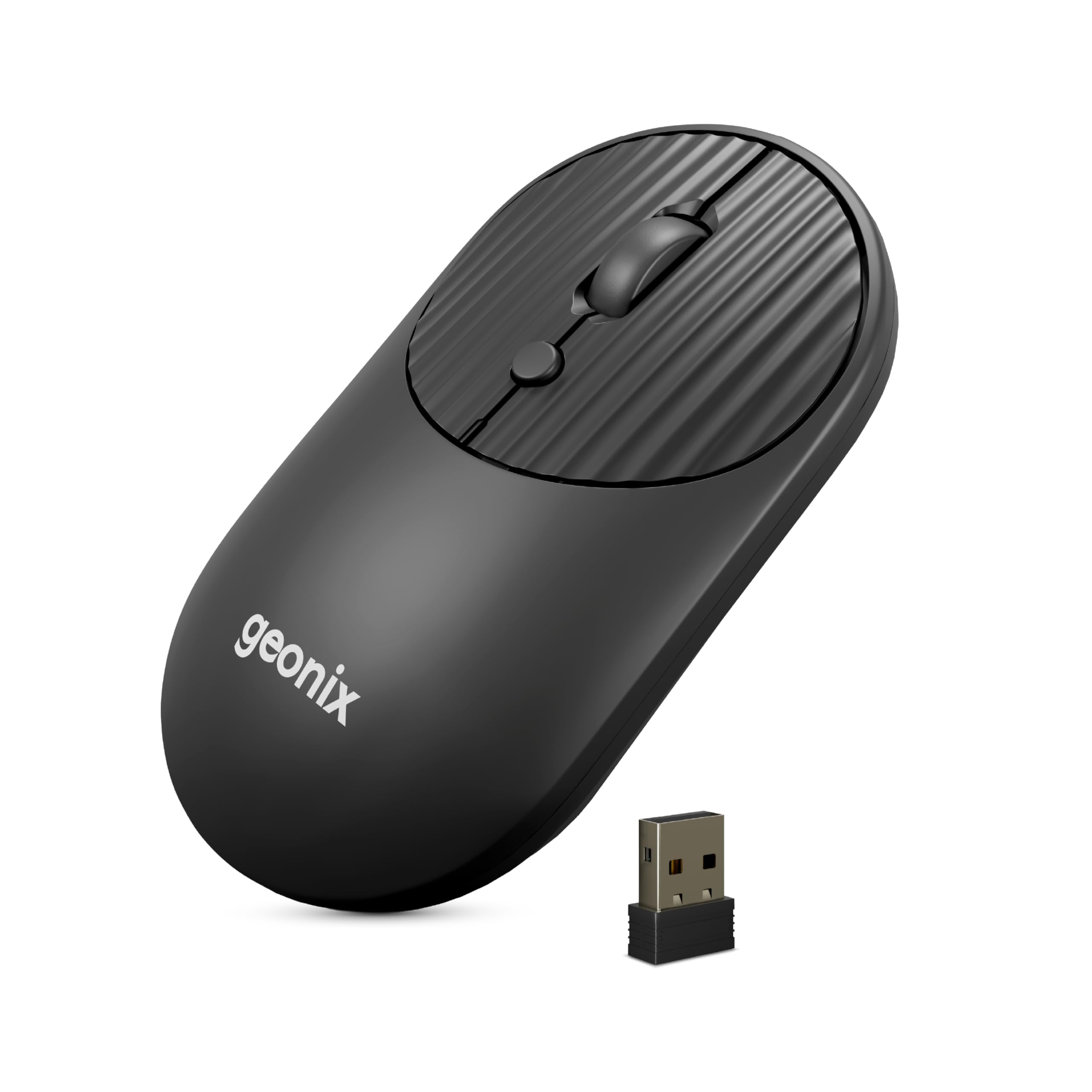 Geonix Opal A21 Optical Wireless Mouse | Dual Mode (2.4GHz + BT), High Precision Tracking, 3 DPI Modes, 10 m Range, 3M Click Durability-image-45