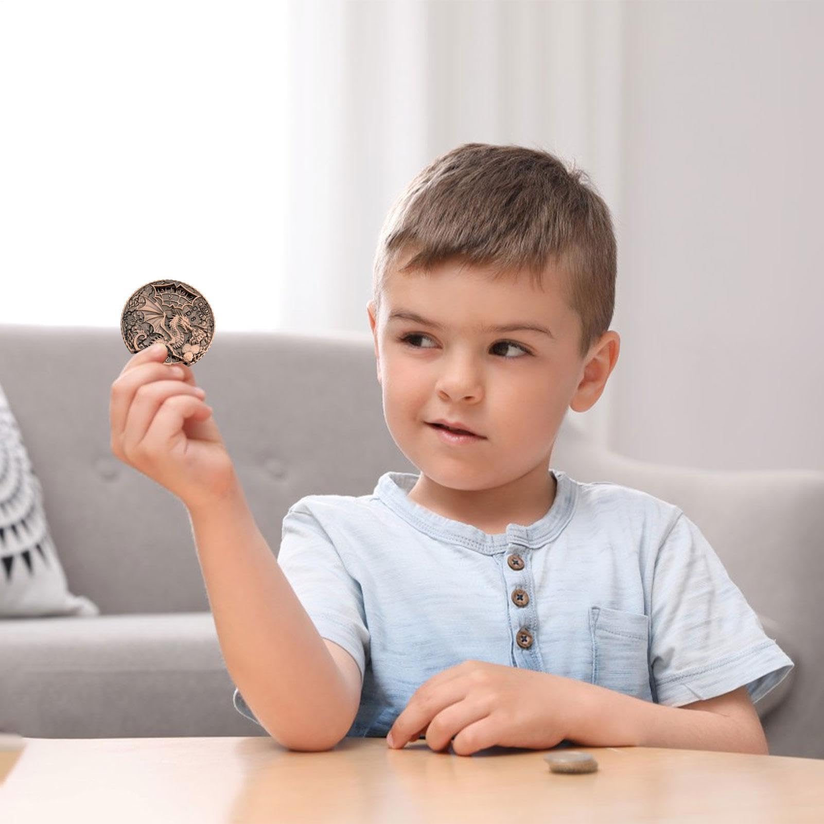 del drago, da di ruolo Fidget decorativi tutto in 1 | da tavolo di ruolo, fantastici per feste in metallo con spinner per adulti