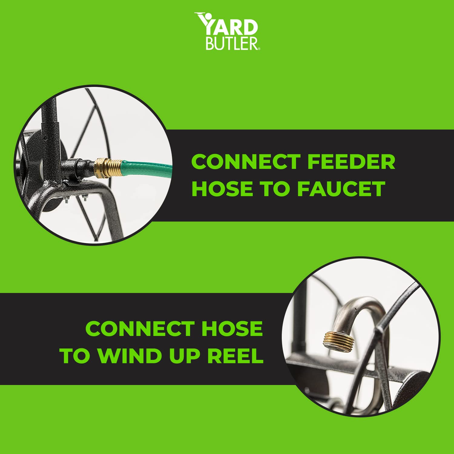 Buy Yard Butler Hose Reel Handy Reel Portable Hose Hanger Garden