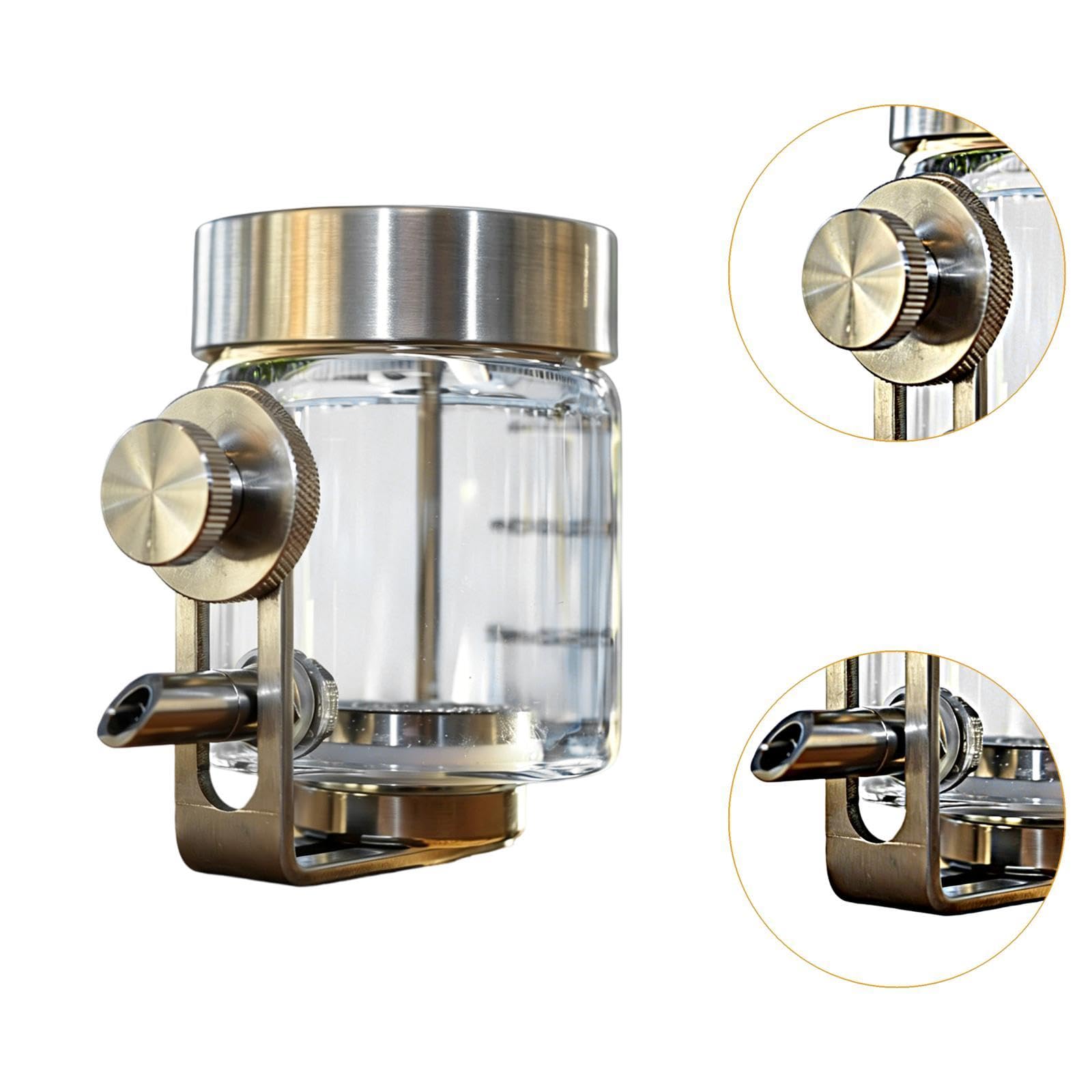 Distributeur d'eau Automatique pour Oiseaux, Abreuvoir pour Perroquets, Robuste, Facile à Installer, Mécanisme à Aiguille, pour P, Aiguille Fine 150 ML