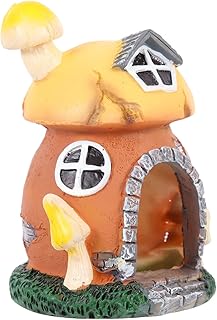 POPETPOP Ornamento de Caverna de Aquário Resina Casa Subaquática Cogumelo Casa de Peixe Tanque de Peixes Esconderijo de Camarão Pequenas Decorações de Refúgio Enfeites de Paisagem de