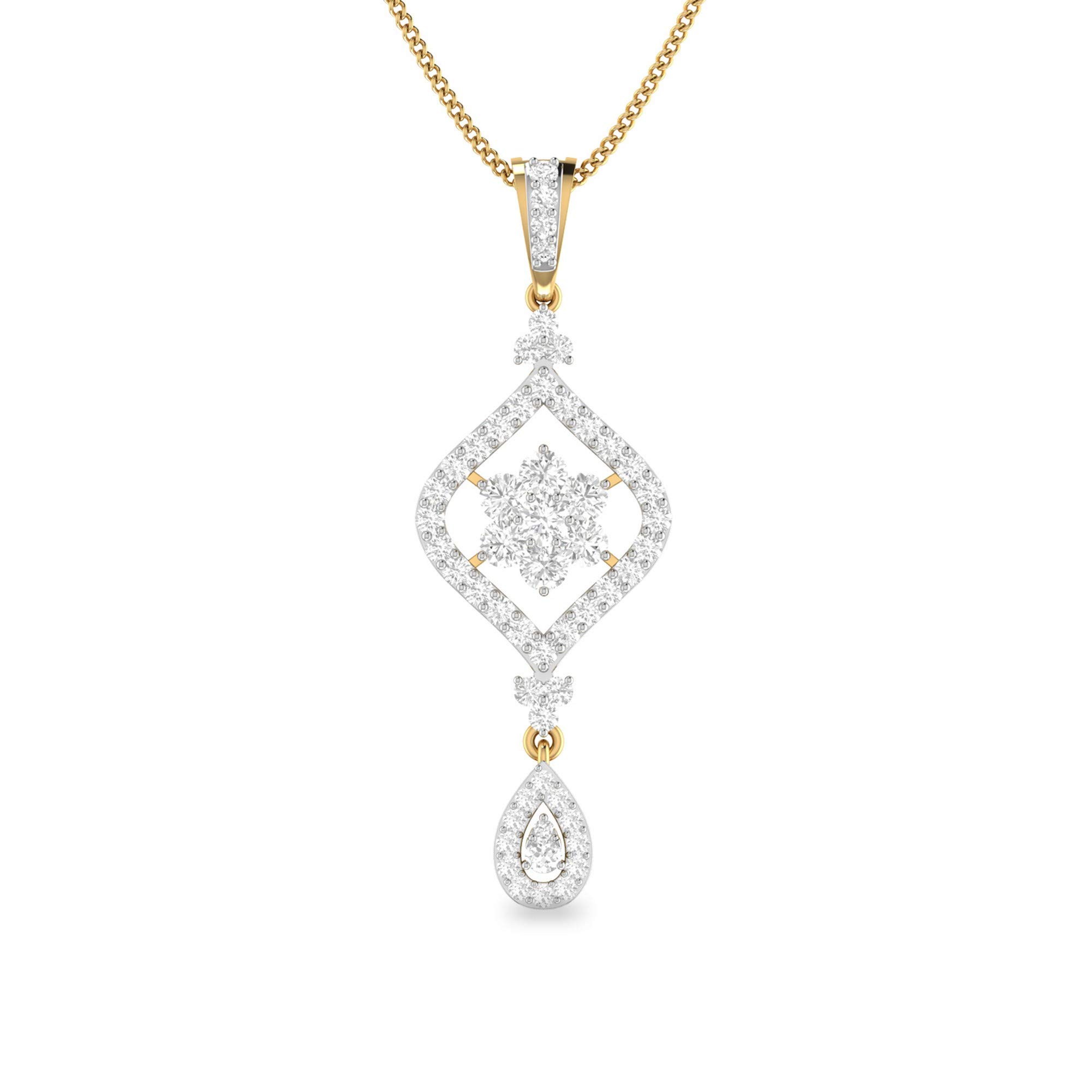 pc jeweller yellow-gold and Solitaire Pendant for Women-picture-44
