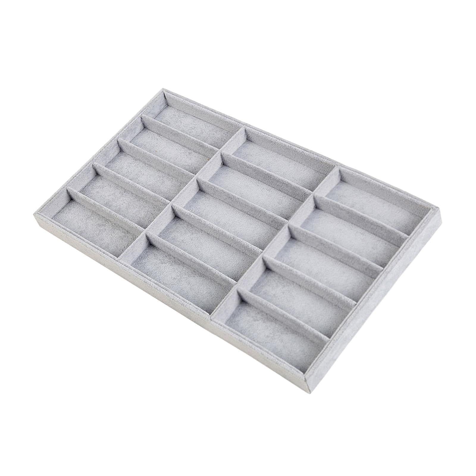 LOOM TREE Glasses Display Tray Sunglasses Organizer Box for Desktop Apartment Travel-image-0