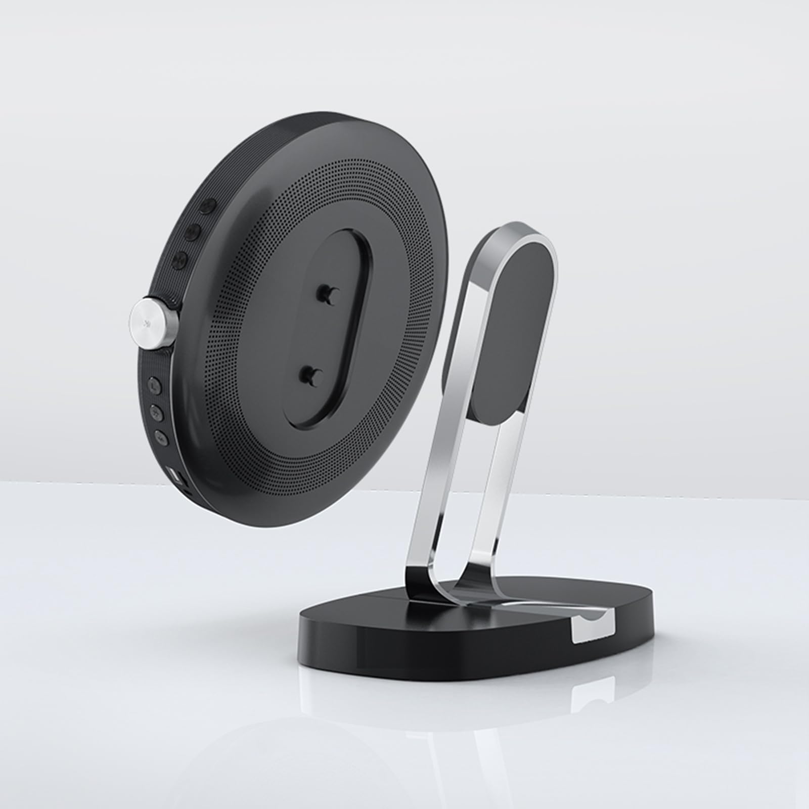 Lettore CD Bluetooth con altoparlanti ad alta fedeltà, design portatile retrò, Bluetooth 5.0 bidirezionale, supporta disco USB, scheda TF, musica MP3 e WMA