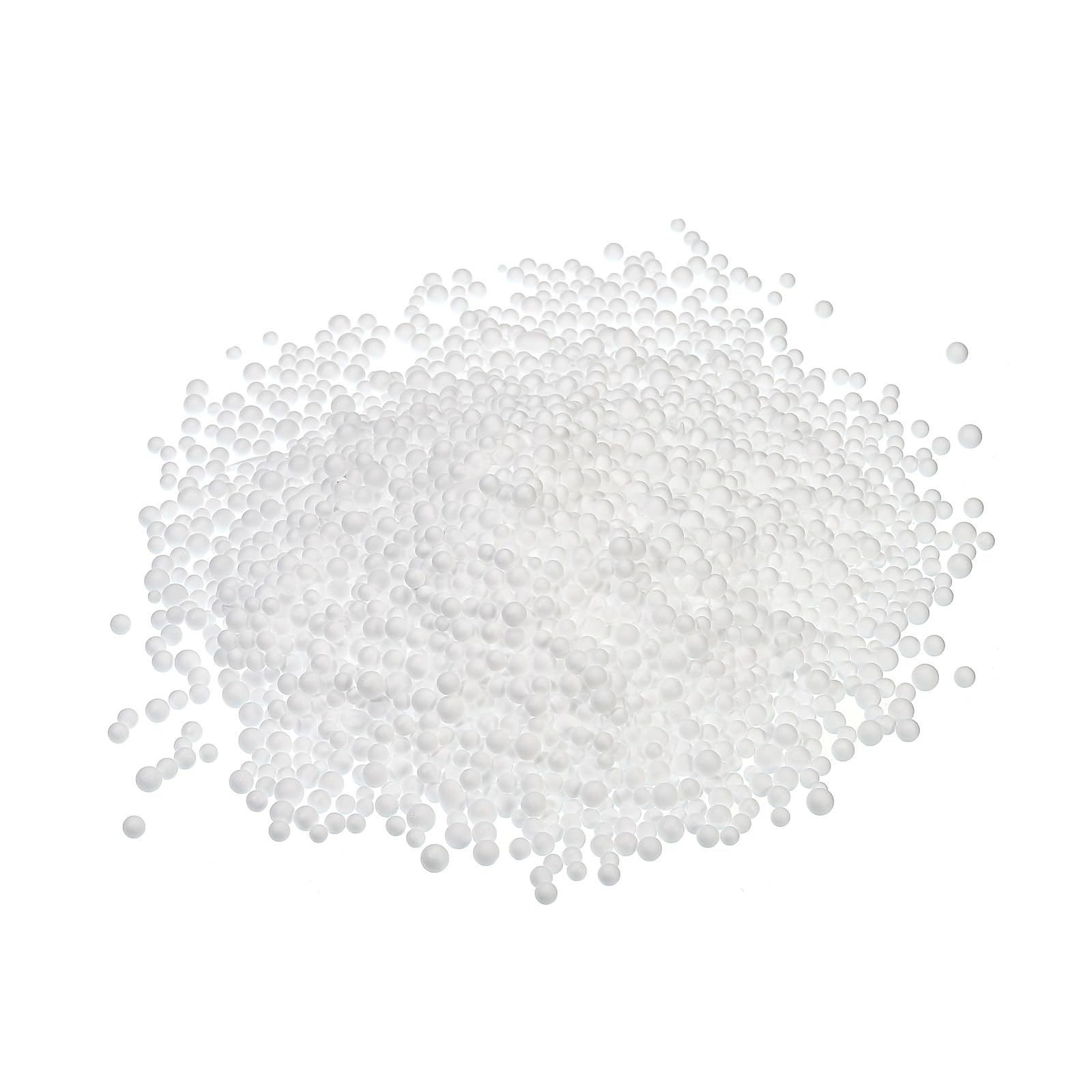 MECCANIXITY Foam Beads Foam Balls 4-6mm for Wedding and Party Decorations, Tiny Packing Balls, Arts DIY Crafts Supplies (White,1 Pack Approx 5000pcs)