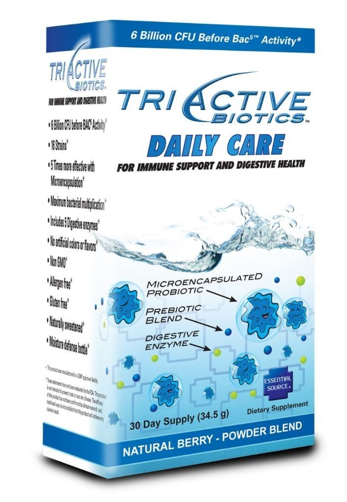 Triactive Biotics Daily Care 30 Day Supply Powder Blend