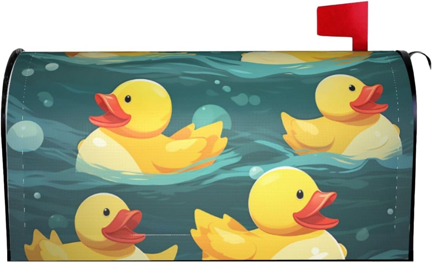 Rubber Ducks Mailbox Covers Magnetic Standard Size 21x18 in Mailbox Wraps Spring Summer Letterbox Cover Welcome Mail Box Covers for Home Garden Yard Decor