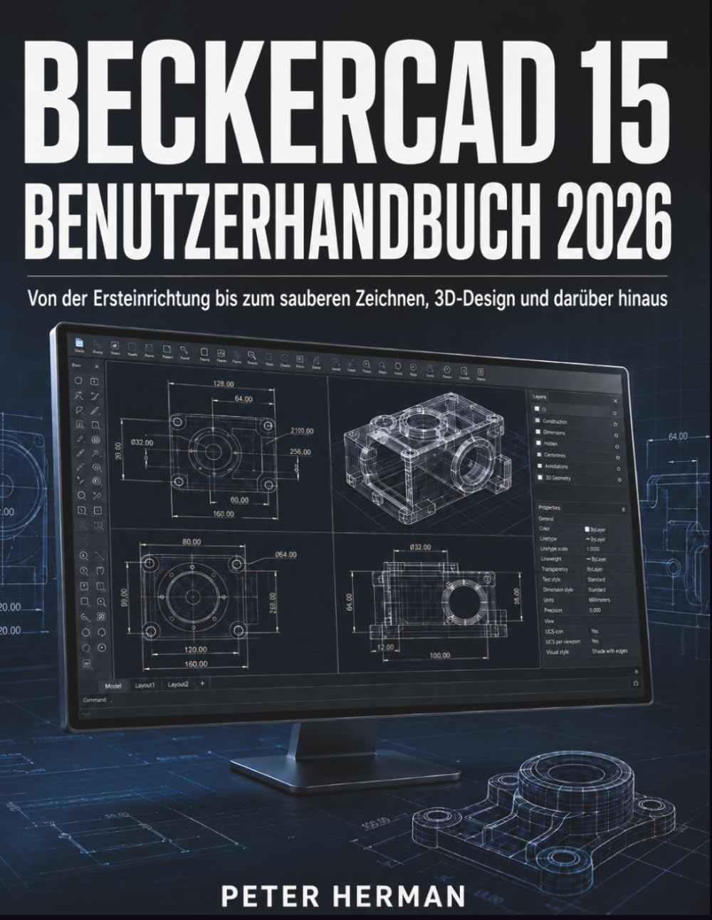 BeckerCAD 15 Benutzerhandbuch 2026: Von der ersten Einrichtung bis zum sauberen Entwurf, 3D-Design und darüber hinaus