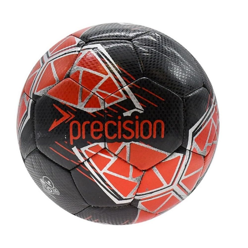 Precision Fusion High Performance Mini Football, Durable, Machine Stitched TPU, 2mm EVA Lined, Lightweight 160g, Red, Official Ball Size 1