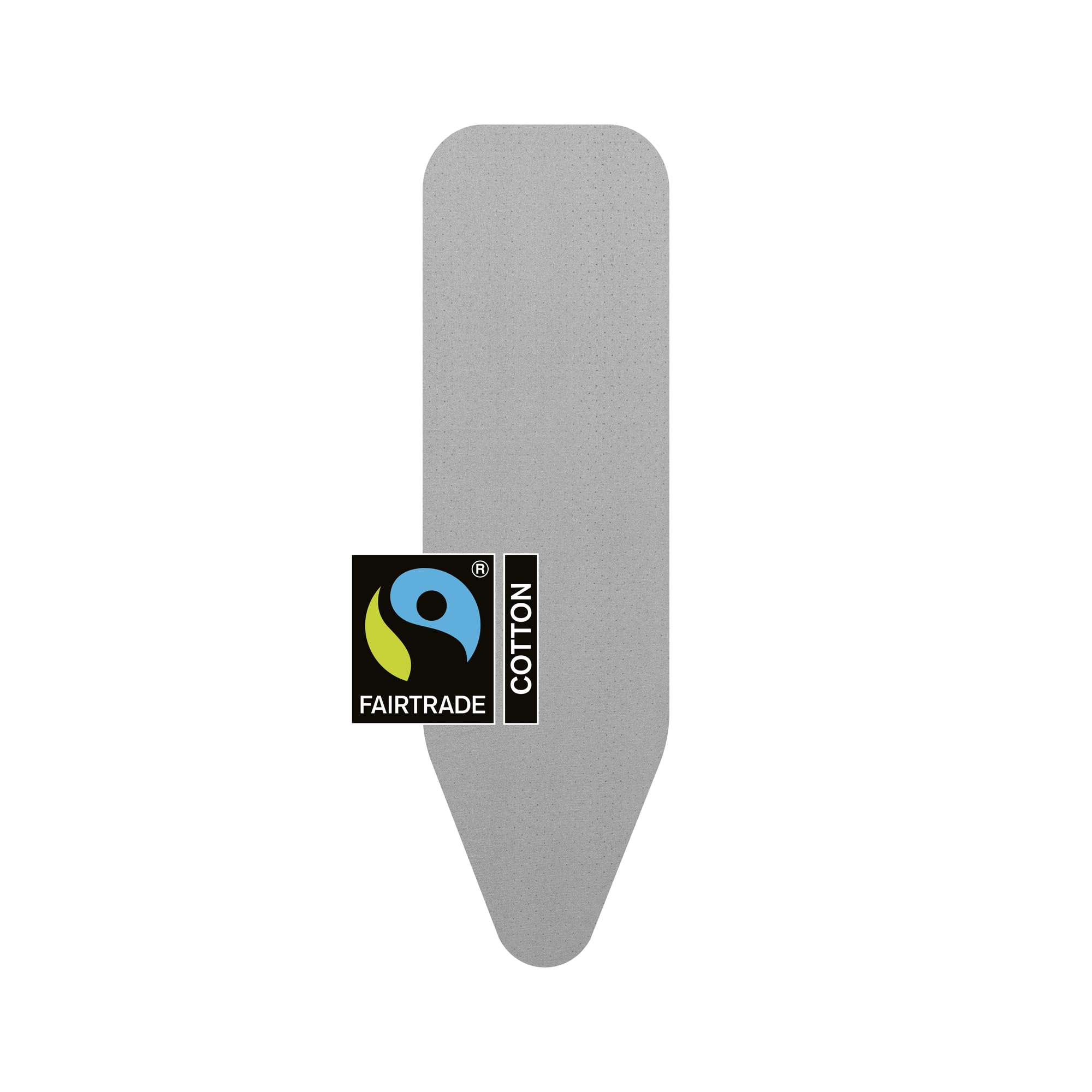 Brabantia 216800 Metallised Silver Ironing Board Cover With 2 Mm Foam, L 110 X W 30 Cm, Size A