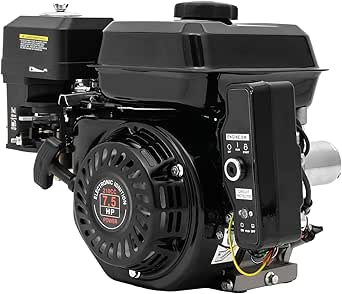4-Takt Benzinmotor 7,5 PS - 212cc Einzelzylinder Motor | Tragbar Für Garten, Landwirtschaft & Industrie
