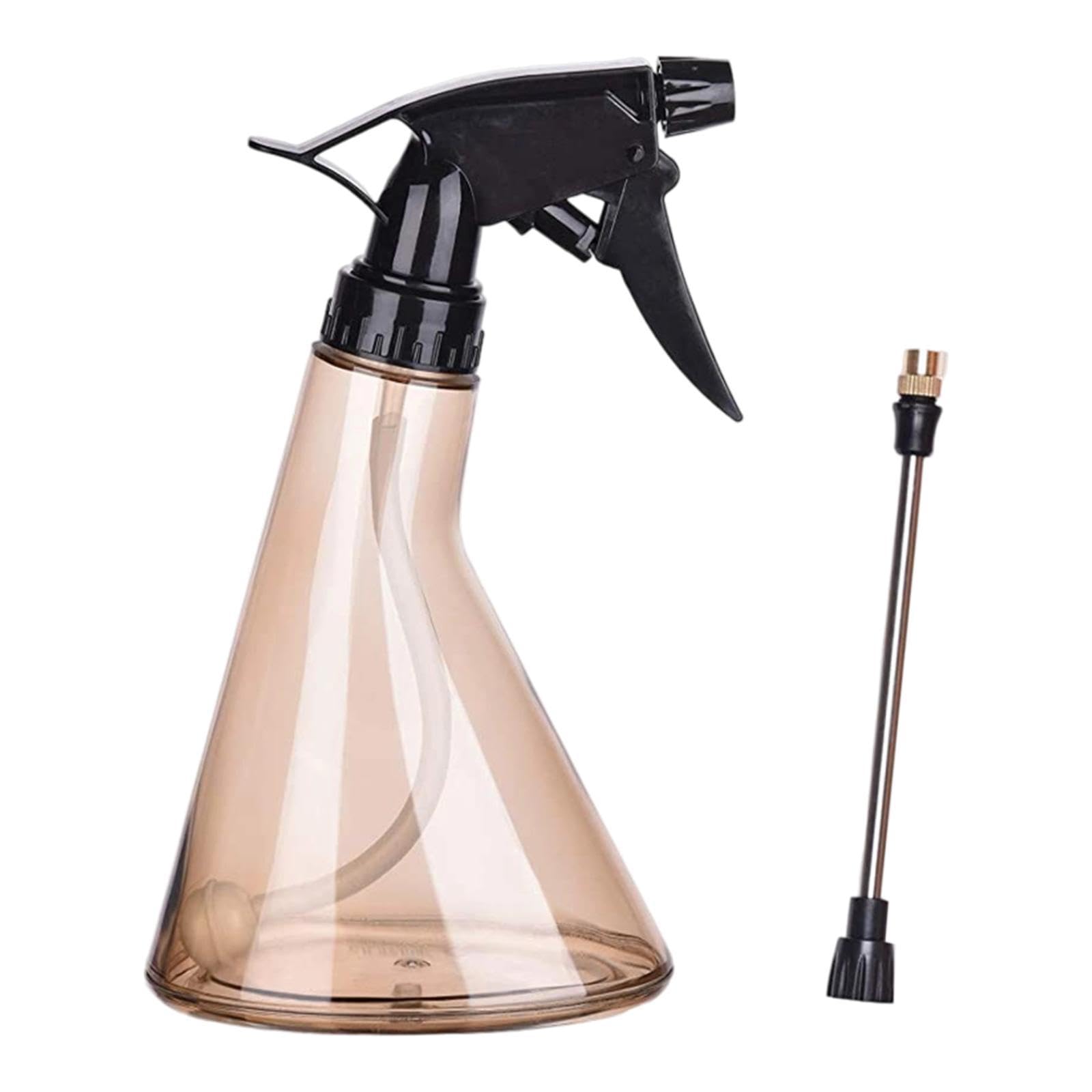 empty clear spray bottle household fine mist bottle for hair gardening plant brown