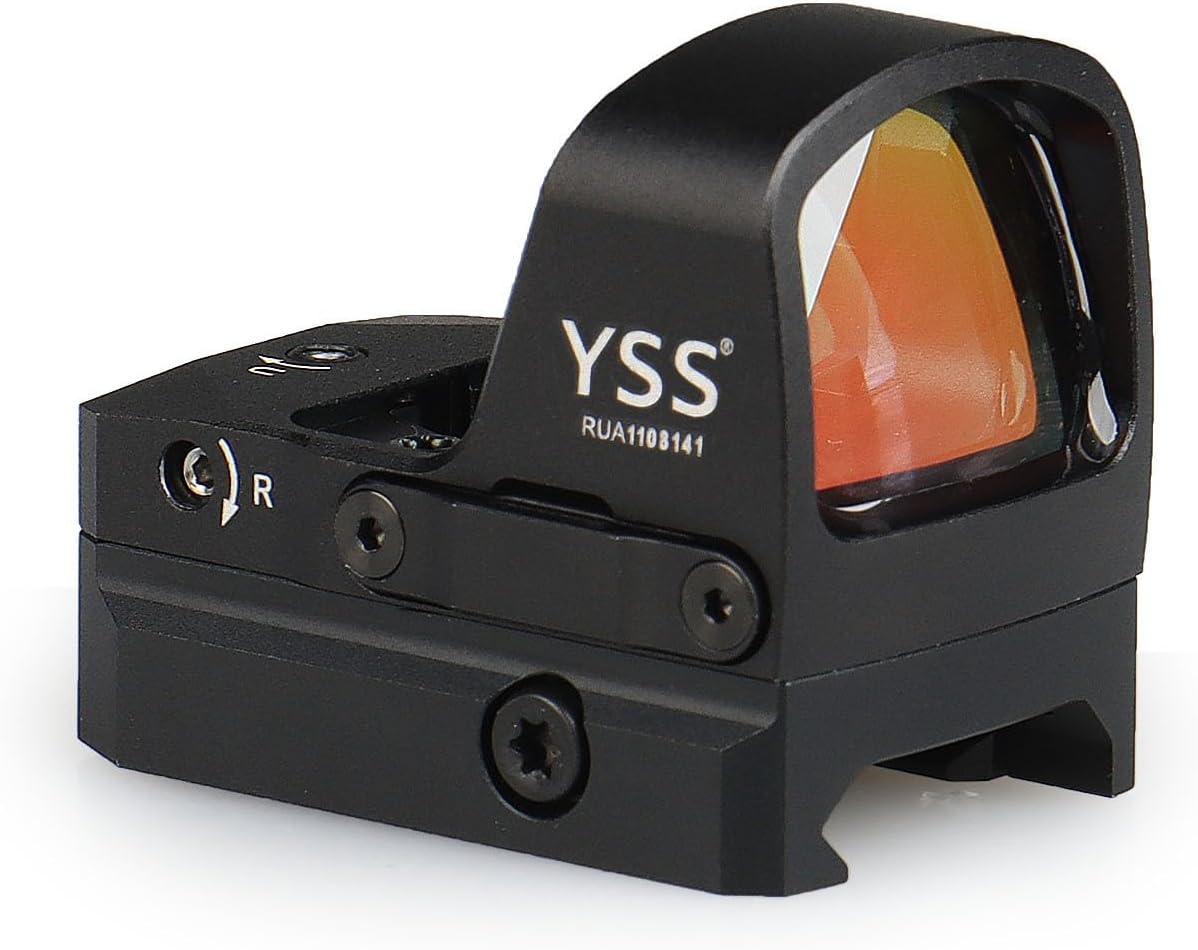 YSS 3 MOA Micro Red Dot Sight, 24×20mm Large Window, MOTAC Shake Awake, IPX7 Waterproof, Multi-Footprint Compatible for Pistol AR Airsoft