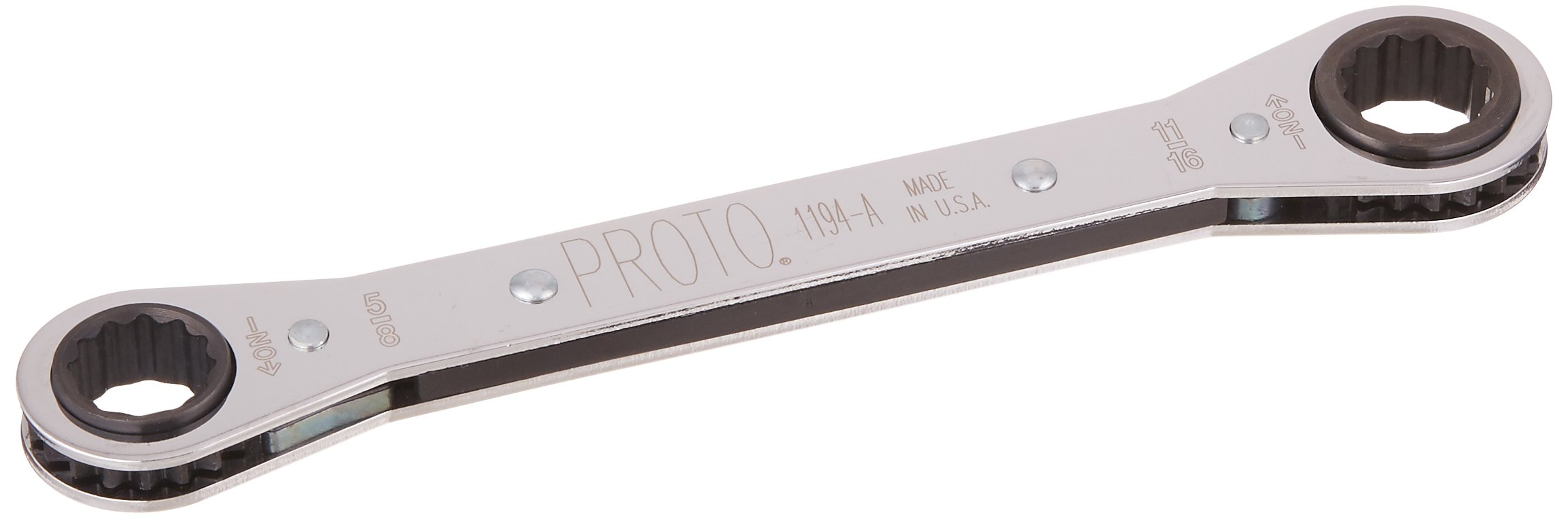 Stanley Proto J1194-A 12 Point Ratcheting Box Wrench 5/8 X 11/16