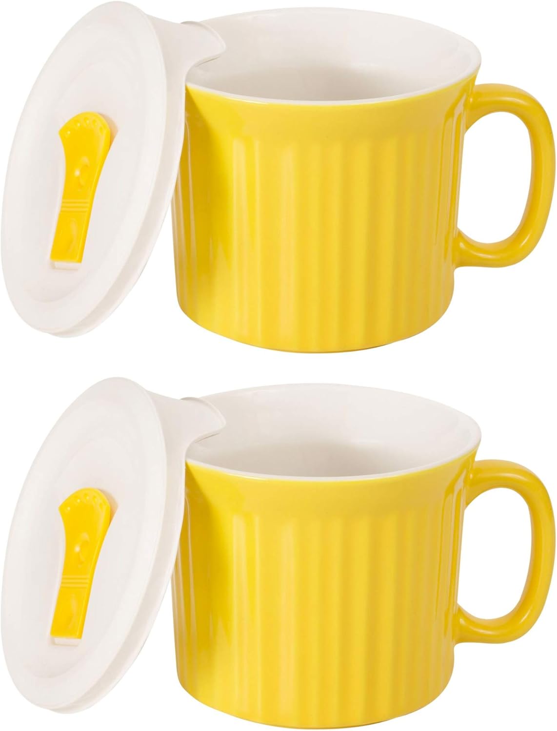 CorningWare Colours PopIns 20oz Soup Mug Vented Lid 2