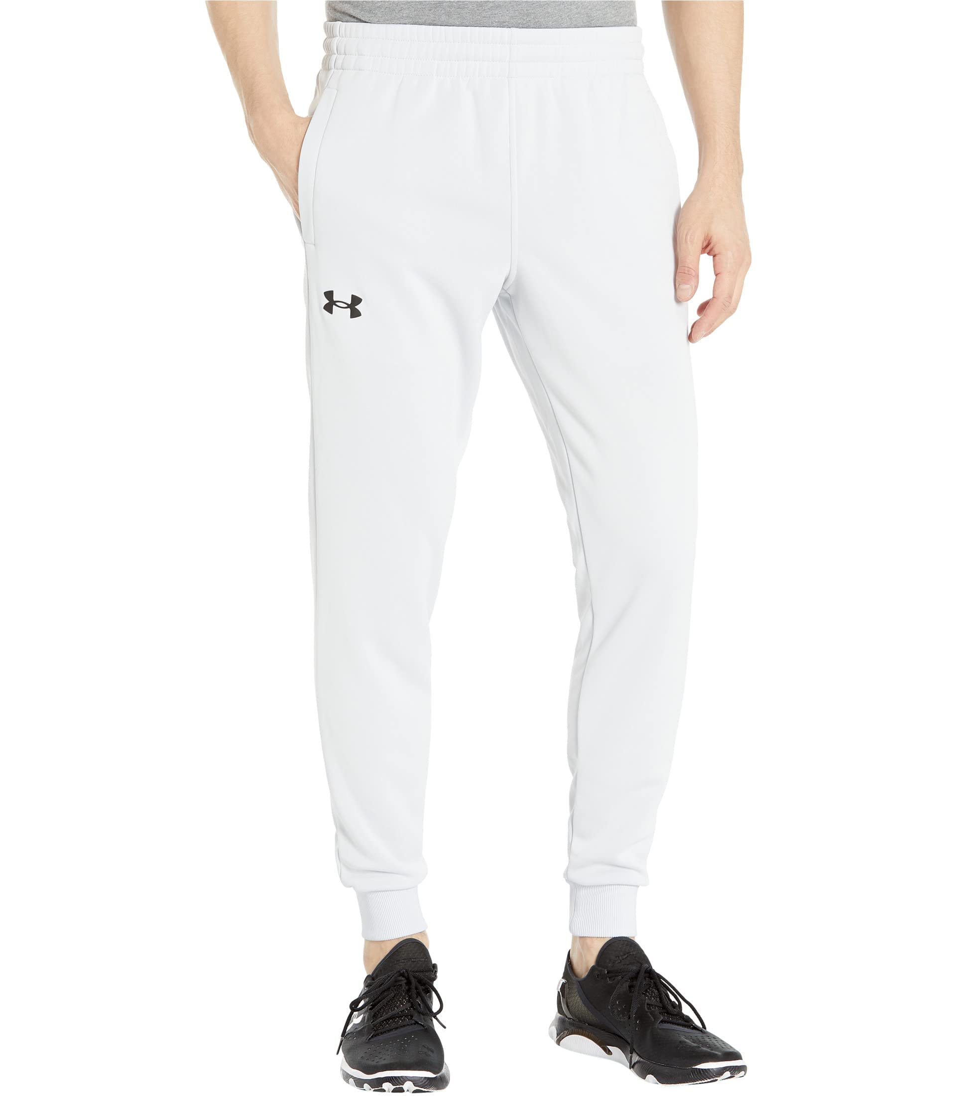UA Armour Fleece Joggers - Halo Gray / / Black - MD