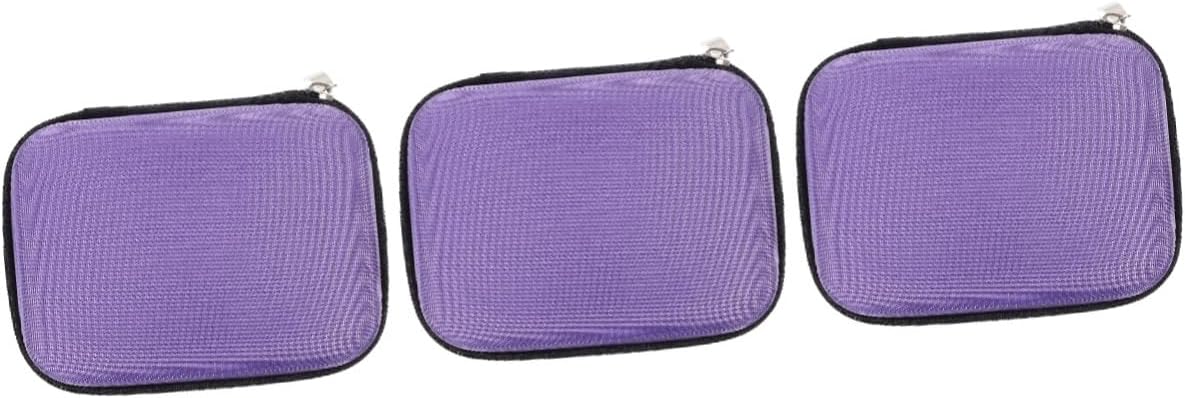 3pcs Storage Case Holder for Bottles Lightweight and Compact Design for Travel Protects from Abrasion and Sunlight