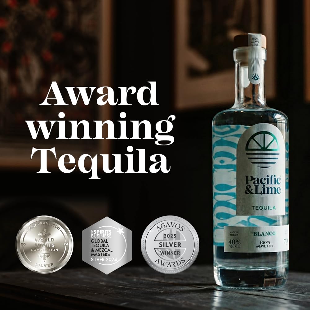 Pacific & Lime Tequila Blanco 100% Agave Azul, 40% Alkoholgehalt, 70 cl