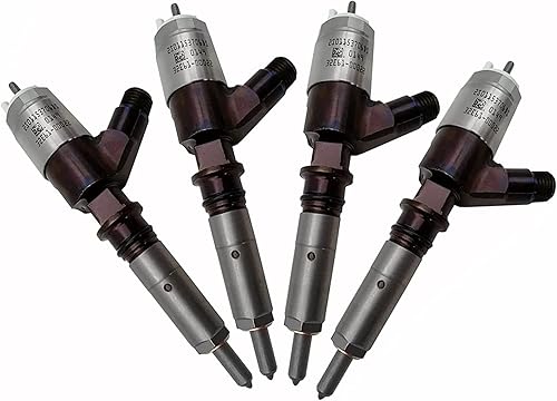 dertgmlm 4PC Fuel Injector Fits for Caterpillar CAT Perkins C6.6 C4.4 Engine 320-0677 3200677