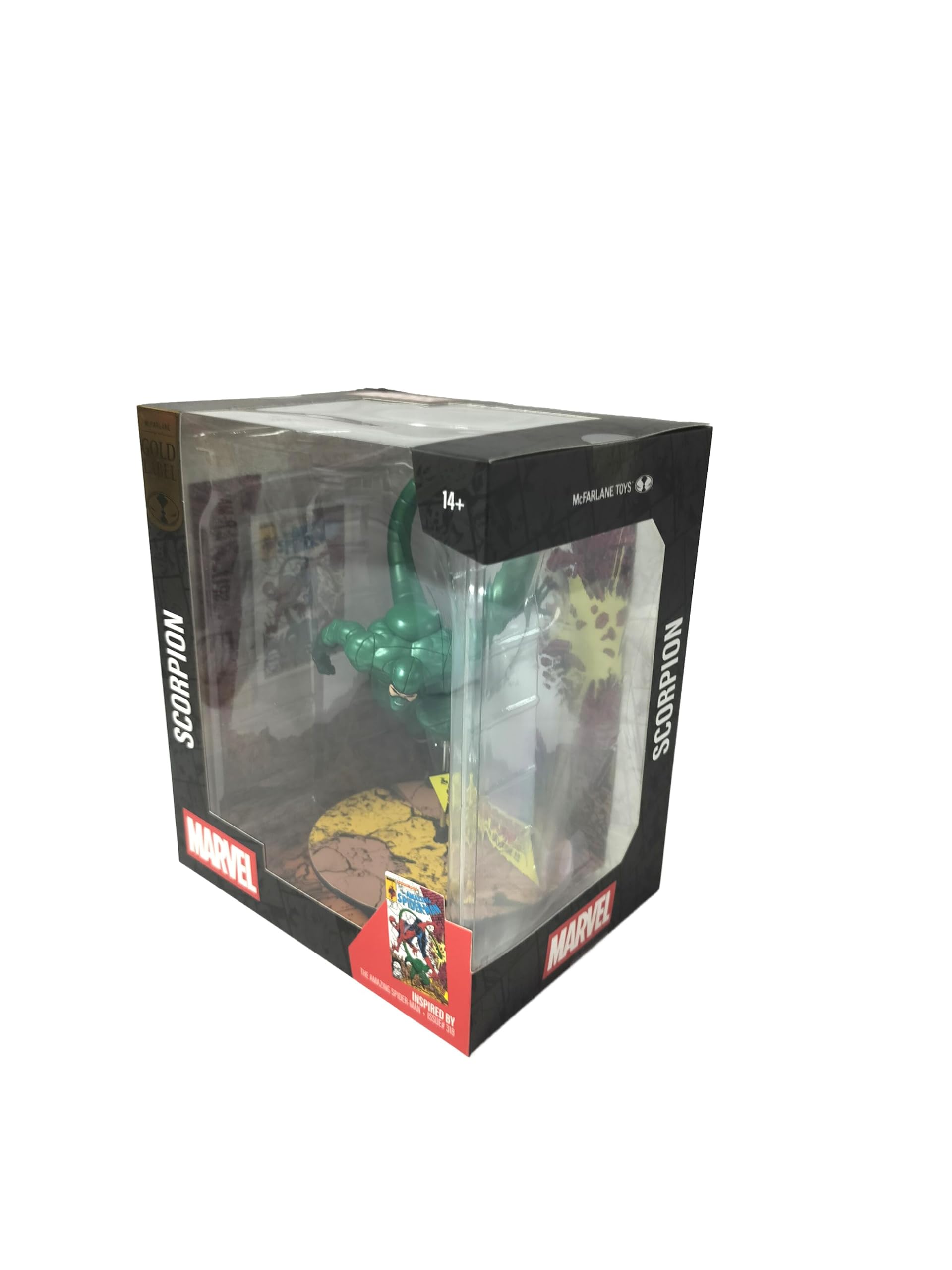 McFarlane Marvel Collection Estatua 1/10 Spider-Man (Amazing Spider-Man #318) (Line Art) (Gold Label)