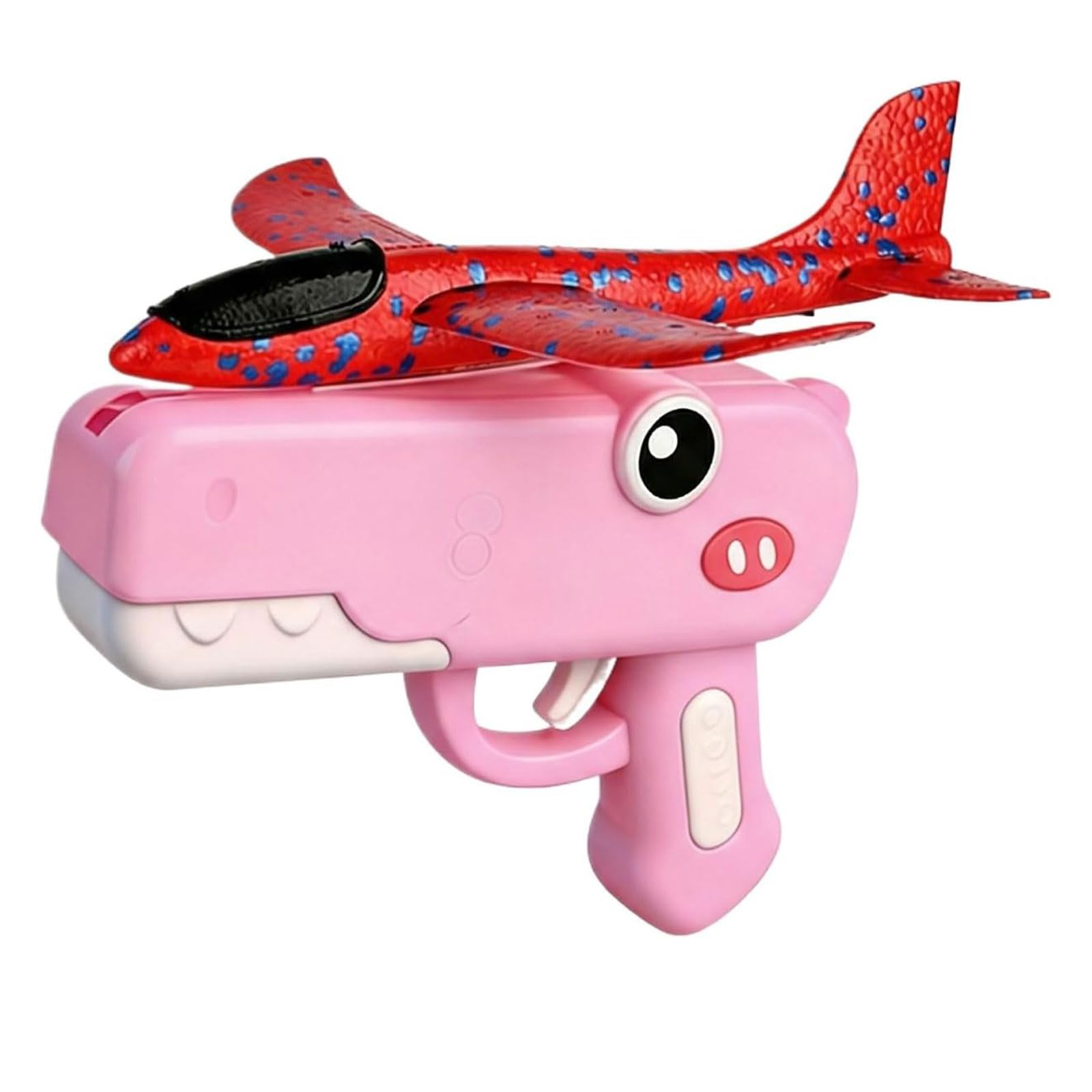 Dinosaur Foam Glider Launcher, Cute Dinosaur Glider Plane Flying, Fun Birthday Gifts, Easy to Launch Foam Aircraft (Blue) — view 8